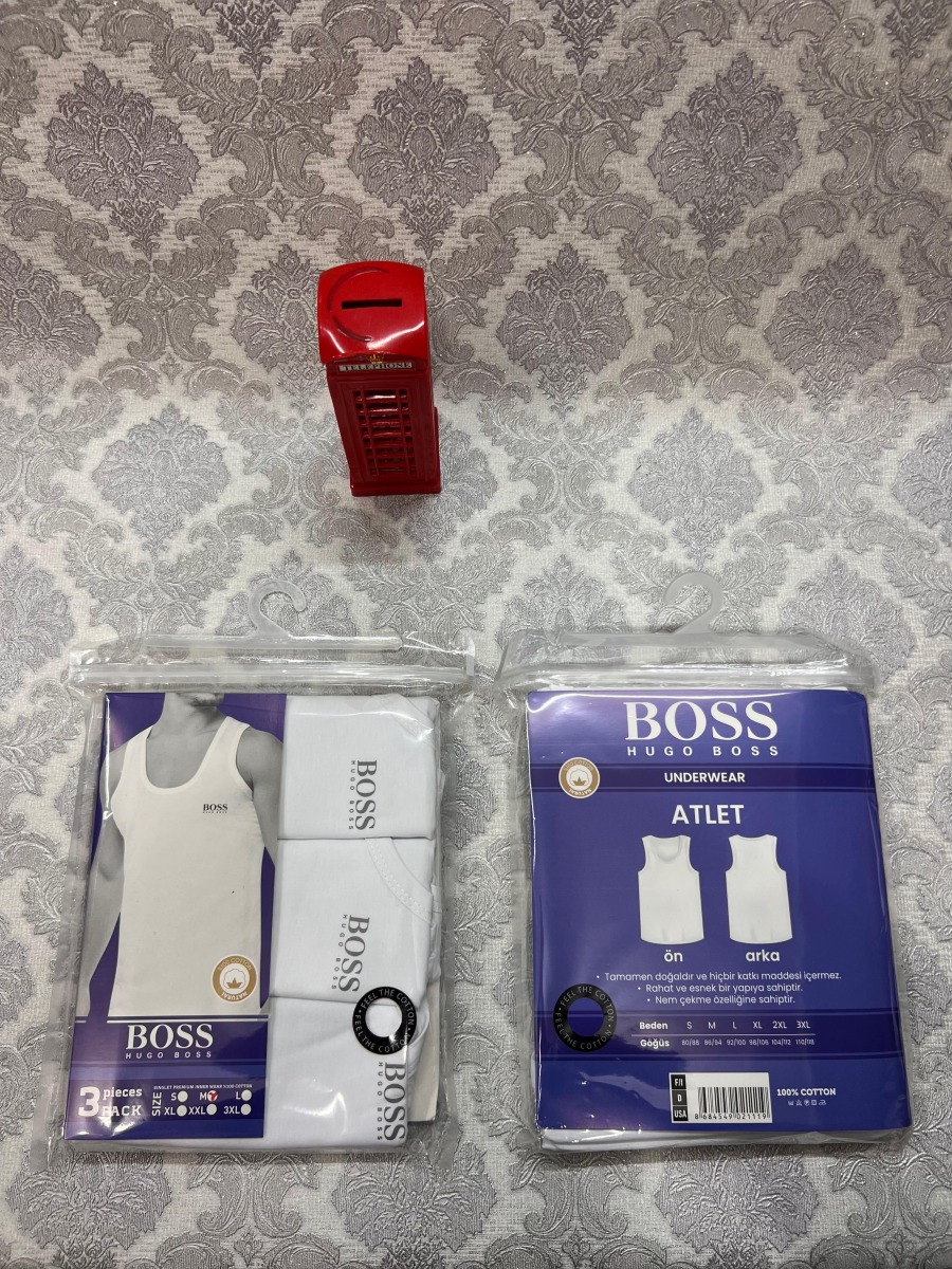 Boss 3'lü Erkek Atlet