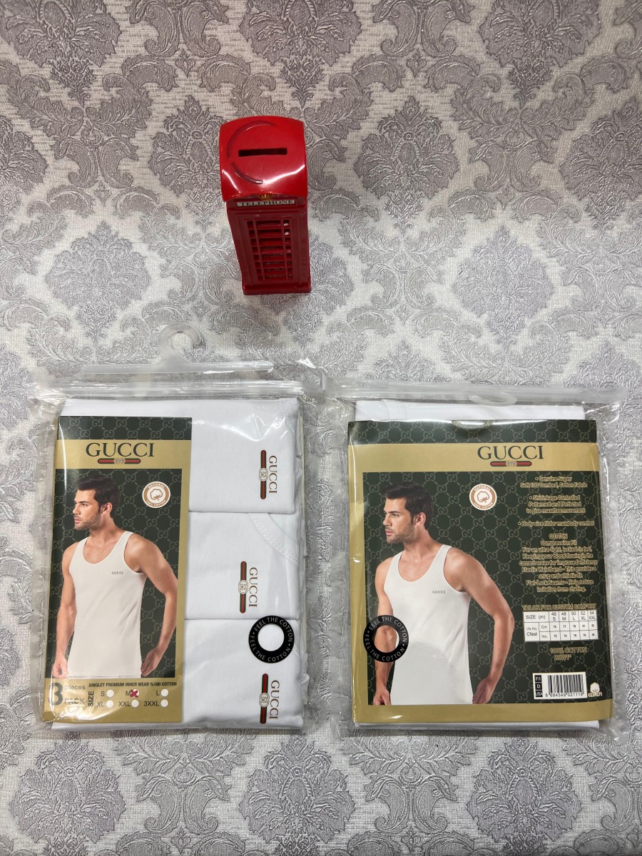 Gucci 3'lü Erkek Atlet